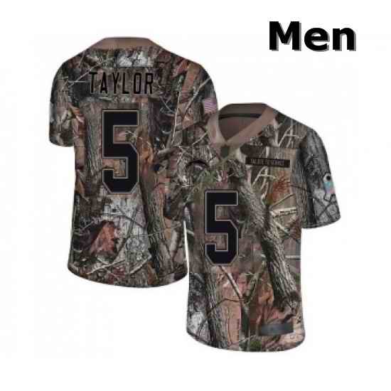 Men Los Angeles Chargers 5 Tyrod Taylor Limited Camo Rush Realtree Football Jersey